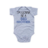 Apericots I'm Gonna Be A Big Brother Short Sleeve Bodysuit