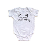 Apericots Just Taking a Cat Nap Short Sleeve Infant Bodysuit