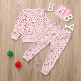 Winter Infant Baby Clothes Christmas Toddler Kids Baby Girl Polka Dot