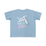 Just Be You Unicorn Girl Tee