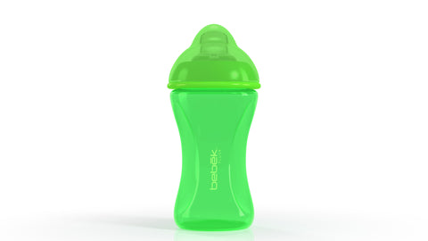 Bebek Plus Soft Spout Bottle 8oz/240ml Lime pack of 2