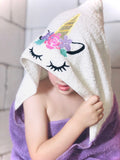 Unicorn, Hooded Towel