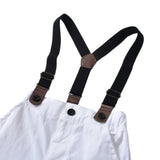 Boys Short Sleeve Shirt With Bowknot +Suspender Short Pants Baby Boys